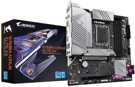 Gigabyte B760M AORUS ELITE AX motherboard Intel B760 LGA 1700 micro ATX