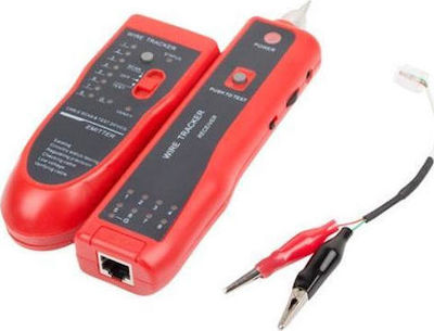 Lanberg NT-0501 network cable tester Black, Red